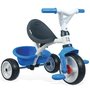 Tricicleta copii, Smoby, Baby Balade Mecanism de pedalare libera, Suport picioare, Control al directiei, Albastru - 4