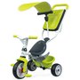 Tricicleta copii, Smoby, Baby Balade Mecanism de pedalare libera, Suport picioare, Control al directiei, Verde - 3