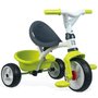 Tricicleta copii, Smoby, Baby Balade Mecanism de pedalare libera, Suport picioare, Control al directiei, Verde - 4