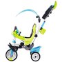 Tricicleta copii, Smoby, Baby Driver Comfort Mecanism de pedalare libera, Suport picioare, Control al directiei, Albastru - 4