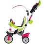 Tricicleta copii, Smoby, Baby Driver Comfort Mecanism de pedalare libera, Suport picioare, Control al directiei, Roz - 5
