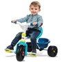 Tricicleta copii, Smoby, Be Fun Confort Mecanism de pedalare libera, Suport picioare, Control al directiei, Albastru - 5