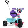 Tricicleta copii, Smoby, Be Fun Mecanism de pedalare libera, Control al directiei Disney Frozen, Albastru - 1