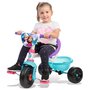 Tricicleta copii, Smoby, Be Fun Mecanism de pedalare libera, Control al directiei Disney Frozen, Albastru - 4