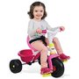 Tricicleta copii, Smoby, Be Fun Mecanism de pedalare libera, Control al directiei, Roz - 3