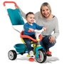 Tricicleta copii, Smoby, Be Move Comfort Mecanism de pedalare libera, Suport picioare, Control al directiei, Albastru - 2
