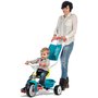 Tricicleta copii, Smoby, Be Move Comfort Mecanism de pedalare libera, Suport picioare, Control al directiei, Albastru - 4