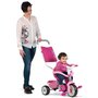 Tricicleta copii, Smoby, Be Move Comfort Mecanism de pedalare libera, Suport picioare, Control al directiei, Roz - 2