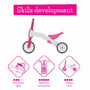 Tricicleta copii, Chillafish, Bunzi, 2 in 1, Transformabila in bicicleta fara pedale, Cu sa reglabila, Cu mic compartiment in sa, 1.9 Kg, Pentru 13 ani, Pink - 4