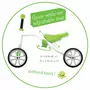 Tricicleta copii, Chillafish, RideOn Quadie, Usoara cu remorca, Cu sa reglabila, Cu mic compartiment in sa, 3.8 Kg, Pentru 1 - 3 ani, Lime - 4