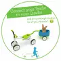 Tricicleta copii, Chillafish, RideOn Quadie, Usoara cu remorca, Cu sa reglabila, Cu mic compartiment in sa, 3.8 Kg, Pentru 1 - 3 ani, Lime - 7