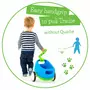 Tricicleta copii, Chillafish, RideOn Quadie, Usoara cu remorca, Cu sa reglabila, Cu mic compartiment in sa, 3.8 Kg, Pentru 1 - 3 ani, Lime - 8