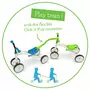 Tricicleta copii, Chillafish, RideOn Quadie, Usoara cu remorca, Cu sa reglabila, Cu mic compartiment in sa, 3.8 Kg, Pentru 1 - 3 ani, Lime - 9