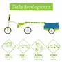 Tricicleta copii, Chillafish, RideOn Quadie, Usoara cu remorca, Cu sa reglabila, Cu mic compartiment in sa, 3.8 Kg, Pentru 1 - 3 ani, Lime - 5
