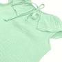 Tricou cu volanase pentru copii, din muselina, Minty, 12-18 luni - 2