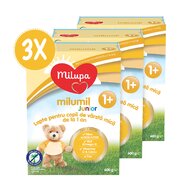 Trio Pack Lapte praf Milupa Milumil Junior 1+, 600g