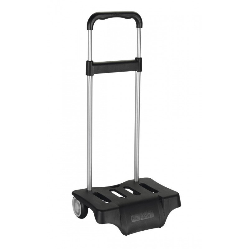 Troler copii mare negru pentru scoala 95 cm