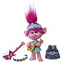 Hasbro - Figurina interactiva Poppy Pop To Rock , Trolls , Muzicala, Multicolor - 1