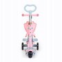 Trotineta, Baby Mix, 3 in 1, Transformabila, Cu 3 roti, Cu lumini, Cu inaltime reglabila, Pana in 30 kg, 12 luni+, Roz - 5