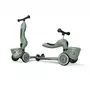 Trotineta copii cu sezut, suport jucarie, transformabila 2in1, HighwayKick 1 Lifestyle Greenlines, 1-5 ani, pana la 50 kg, Scoot  Ride - 1