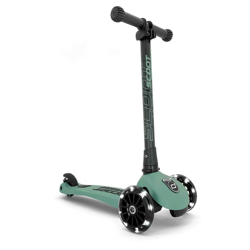 Scoot and ride - trotineta highwaykick 3 forest pliabila, cu roti luminoase