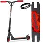 Trotineta copii, Soke, Evo, Include bratara si stickere, Rotire ghidon 360 grade, Sistem de franare Flex Fender, Pana la 100 kg, Conform cu EN14619, Red - 1