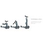 Trotineta copii cu sezut, transformabila 2in1, HighwayKick 1 Peach, 1-5 ani, pana la 50 kg, Scoot  Ride - 11