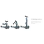 Trotineta copii cu sezut, transformabila 2in1, HighwayKick 1 Rose, 1-5 ani, pana la 50 kg, Scoot  Ride - 20