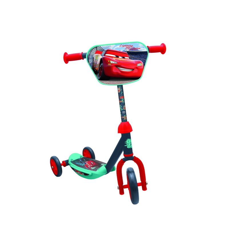 As - trotineta , disney cars , cu 3 roti, multicolor