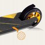 Trotineta, Lionelo, Whizz, Pentru Acrobatii, Rulmenti ABEC-9, Sistemul de compresie IHC 9, 20 - 100 kg, Conform cu standardul european de securitate EN14619, Galben/Negru - 13