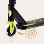 Trotineta, Lionelo, Whizz, Pentru Acrobatii, Rulmenti ABEC-9, Sistemul de compresie IHC 9, 20 - 100 kg, Conform cu standardul european de securitate EN14619, Verde/Negru - 12