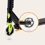 Trotineta, Lionelo, Whizz, Pentru Acrobatii, Rulmenti ABEC-9, Sistemul de compresie IHC 9, 20 - 100 kg, Conform cu standardul european de securitate EN14619, Verde/Negru - 13