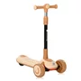 Lorelli - Trotineta pentru copii, Trio, 3 Ani+, roti cu leduri, Beige - 6