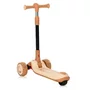 Lorelli - Trotineta pentru copii, Trio, 3 Ani+, roti cu leduri, Beige - 9
