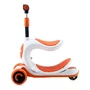 Lorelli - Trotineta pentru copii, Trio, 3 Ani+, roti cu leduri, Orange - 3