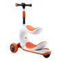 Lorelli - Trotineta pentru copii, Trio, 3 Ani+, roti cu leduri, Orange - 5