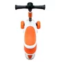 Lorelli - Trotineta pentru copii, Trio, 3 Ani+, roti cu leduri, Orange - 6