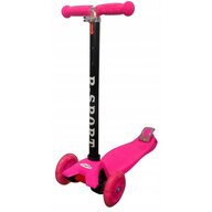 R-Sport - Trotineta H1 , Cu 3 roti, Cu roti luminoase, Roz