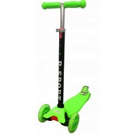 R-Sport - Trotineta H1 , Cu 3 roti, Cu roti luminoase, Verde