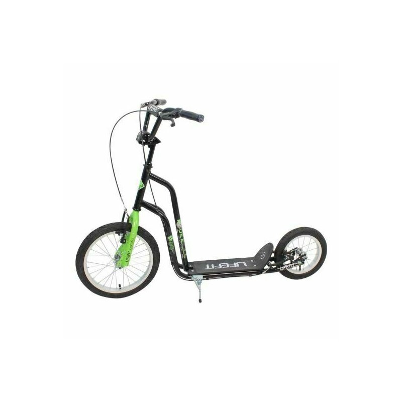 Dhs - trotineta rider 16''/12'' negru/verde