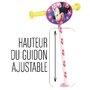 Trotineta, Stamp, Minnie Mouse, Cu 3 roti, Pana la 20 kg, Cu platforma antiderapanta, Cadru din otel, Roti din PVC, Ghidon reglabil, 2-4 ani, Pink - 3