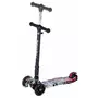 Trotineta copii, Free2Move Zik Zak cu lumini LED pentru baietei, Pliabila si compacta, Platforma antiderapanta, Ghidon reglabil, Rulmenti ABEC-7, Varsta 3 - 6 ani, Black - 3