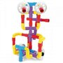 Quercetti - Joc creativ pentru copii cu tuburi rotative si roti 68 piese - 3