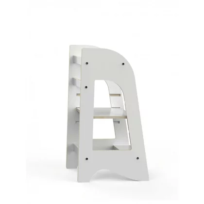 Turn de invatare MamaToyz Learning Tower din MDF, Alb