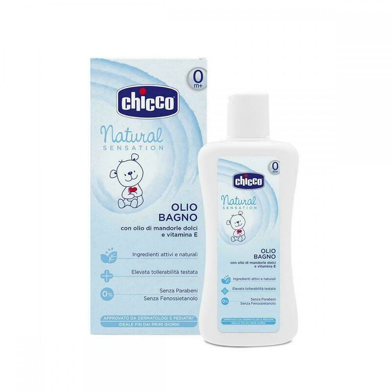 Chicco - ulei de baie natural sensation, 200ml, 0+luni