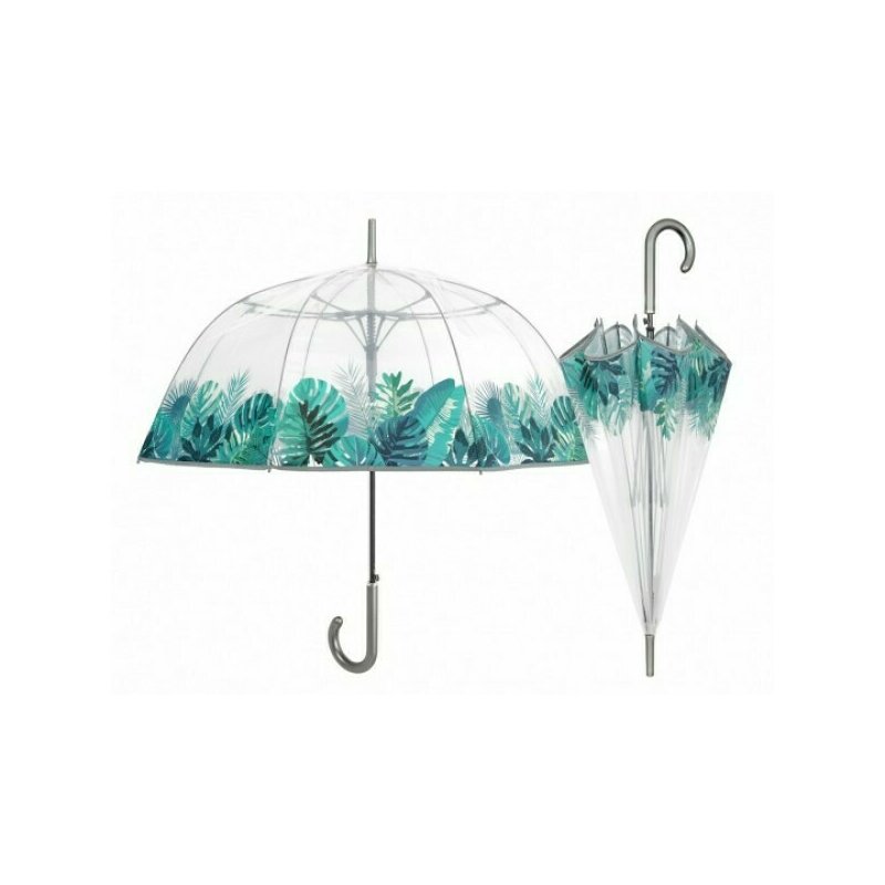 Perletti - Umbrela dama automata forma cupola cu frunze
