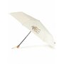 Umbrela mini pentru femei Perletti pentru soare sau ploaie manuala 97 cm + bej - 1