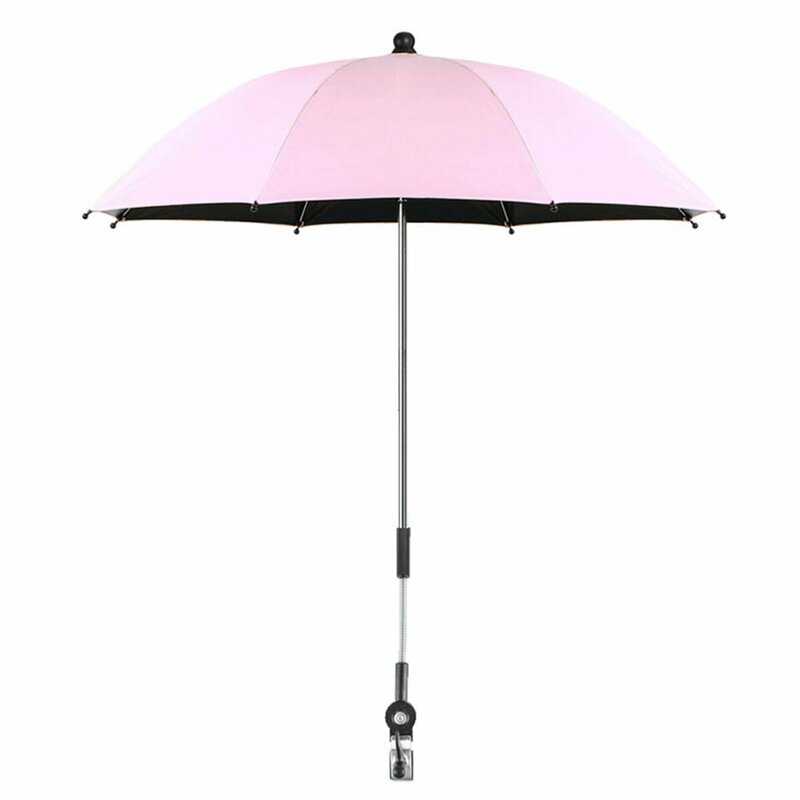 Bebumi - umbrela pentru carucior, roz, 75cm