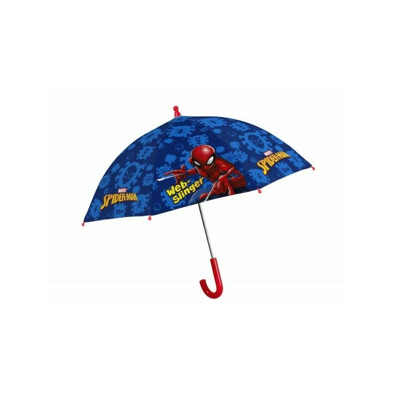 Perletti - Umbrela manuala 38 cm cu inchidere cu siguranta Spiderman