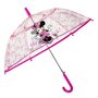 Perletti - Umbrela  Minnie automata rezistenta la vant transparenta 45 cm - 1